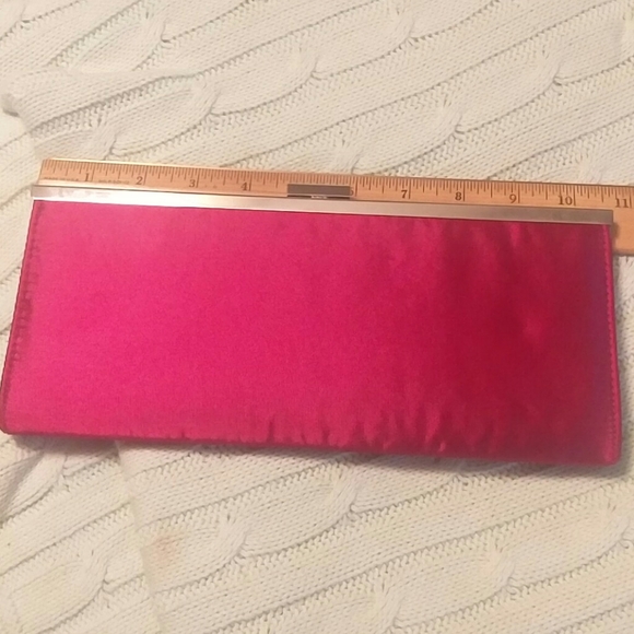 Barbie 3/$20 Satin ruby clutch - Picture 2 of 6